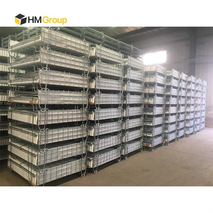 Folding Wire Mesh Container
